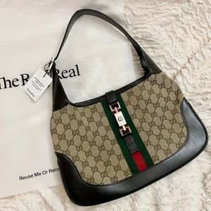 Gucci Canvas Jackie Vintage Handbag